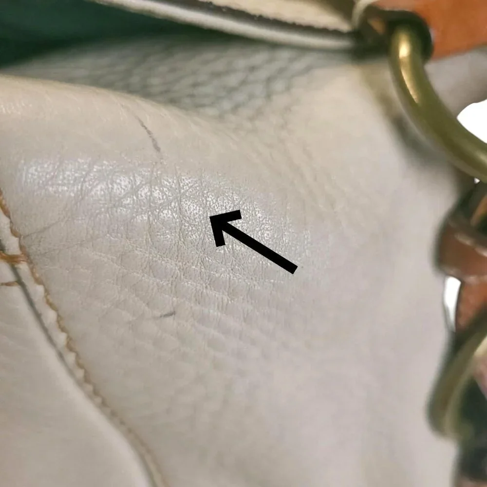 Vintage COACH CHELSEA SATCHEL IVORY/CREAM - Picture 7 of 9
